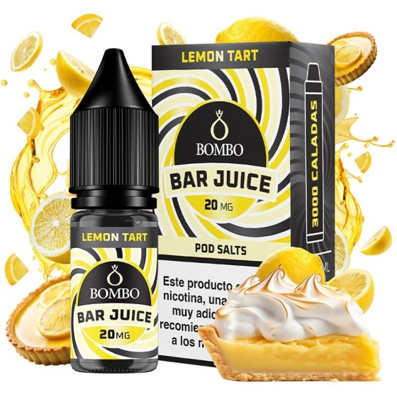 LEMON TART BAR JUICE NIC SALT 10ML 20MG BOMBO