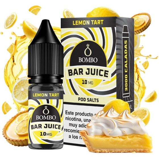 LEMON TART BAR JUICE NIC SALT 10ML 10MG BOMBO