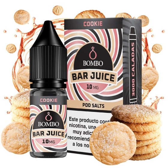 COOKIE BAR JUICE NIC SALT 10ML 10MG BOMBO