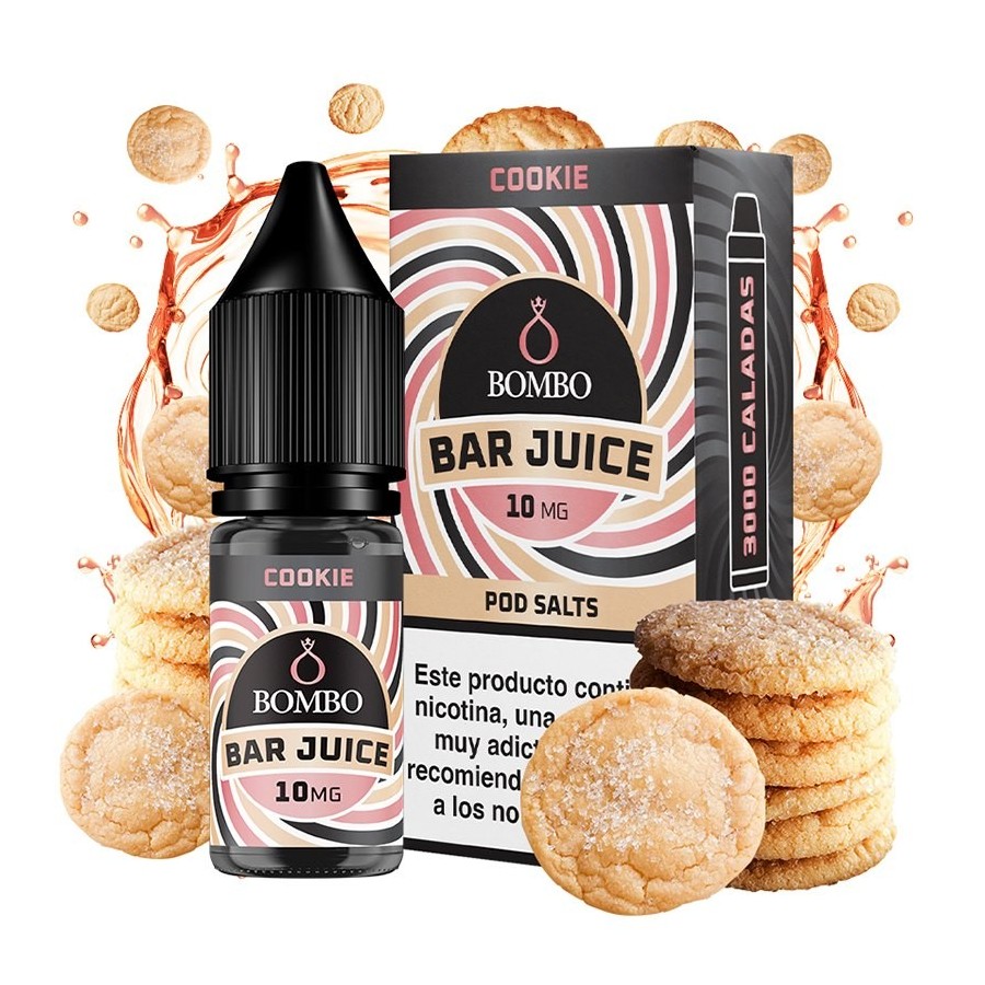 COOKIE BAR JUICE NIC SALT 10ML 10MG BOMBO