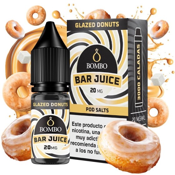 GLAZED DONUTS BAR JUICE NIC SALT 10ML 20MG BOMBO
