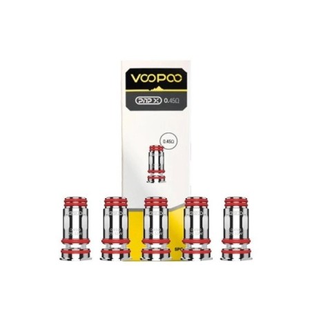 CAJA RESISTENCIAS PNP X 0.45 OHM 5 UDS VOOPOO