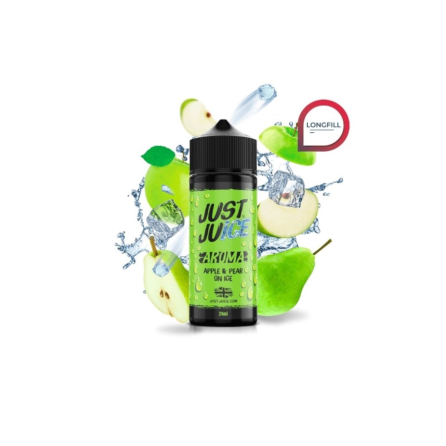 AROMA APPLE PEAR 24ML/120ML LONGFILL JUST JUICE
