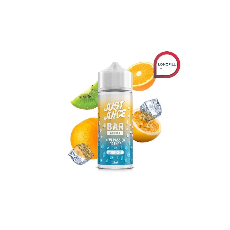 AROMA BAR KIWI PASSION ORANGE 24ML/120ML LONGFILL JUST JUICE