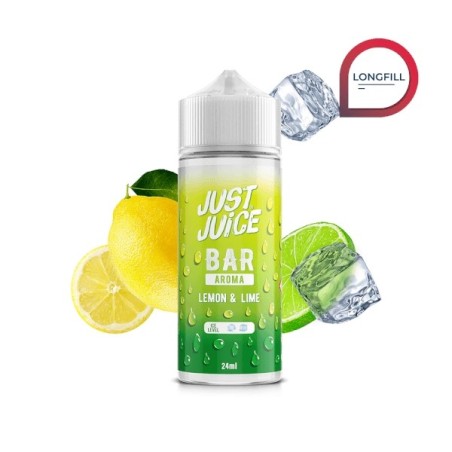 AROMA BAR LEMON LIME 24ML/120ML LONGFILL JUST JUICE