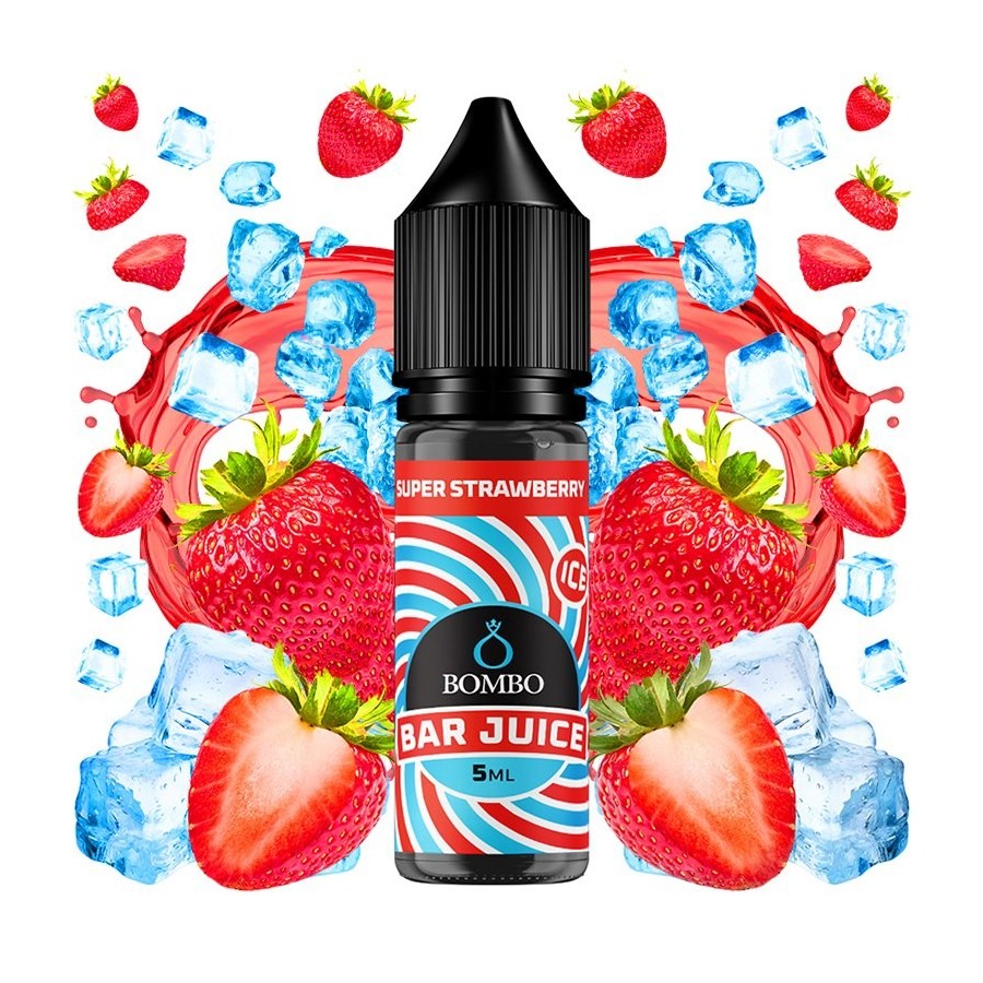 AROMA SUPER STRAWBERRY ICE 5ML LONGFILL BOMBO BAR JUICE