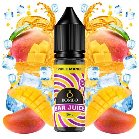 AROMA TRIPLE MANGO ICE 5ML LONGFILL BOMBO BAR JUICE