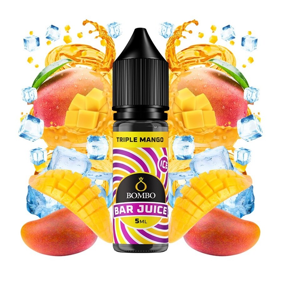 AROMA TRIPLE MANGO ICE 5ML LONGFILL BOMBO BAR JUICE