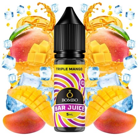 AROMA TRIPLE MANGO ICE 5ML LONGFILL BOMBO BAR JUICE