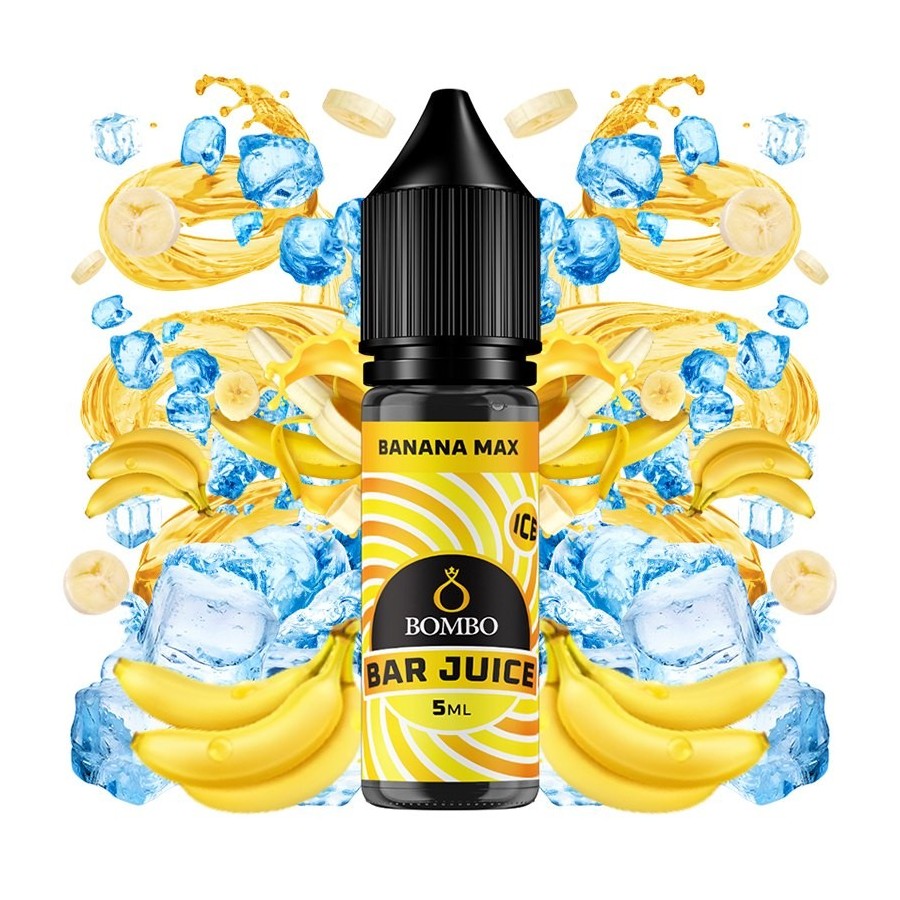 AROMA BANANA MAX ICE 5ML LONGFILL BOMBO BAR JUICE