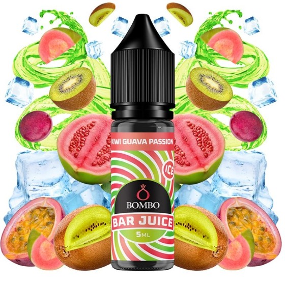 AROMA KIWI GUAVA PASSION ICE 5ML LONGFILL BOMBO BAR JUICE
