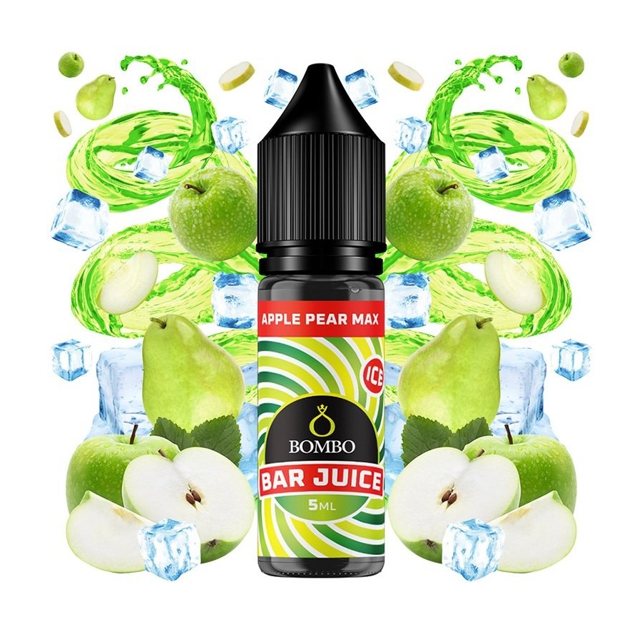AROMA APPLE PEAR MAX ICE 5ML LONGFILL BOMBO BAR JUICE
