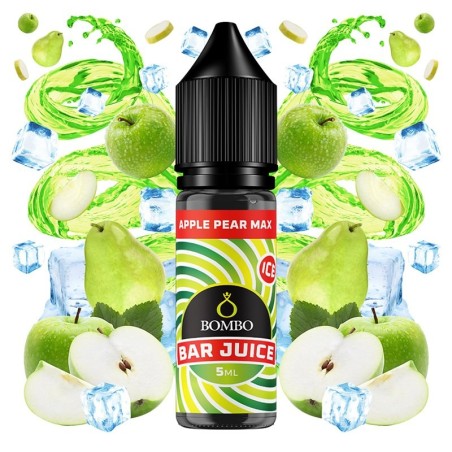 AROMA APPLE PEAR MAX ICE 5ML LONGFILL BOMBO BAR JUICE