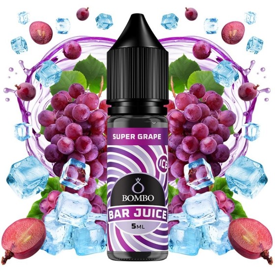 AROMA SUPER GRAPE ICE 5ML LONGFILL BOMBO BAR JUICE