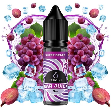 AROMA SUPER GRAPE ICE 5ML LONGFILL BOMBO BAR JUICE