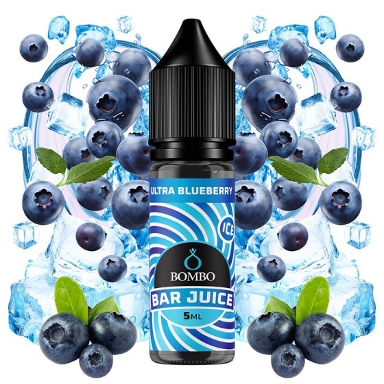 AROMA ULTRA BLUEBERRY ICE 5ML LONGFILL BOMBO BAR JUICE