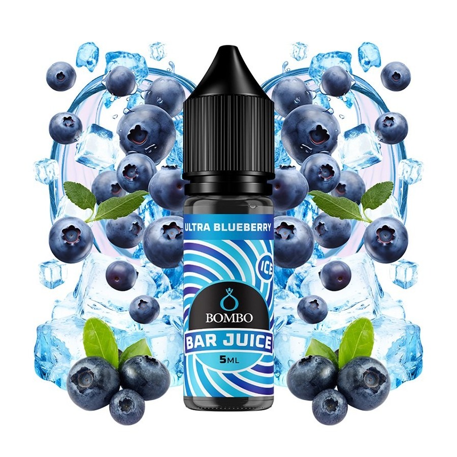 AROMA ULTRA BLUEBERRY ICE 5ML LONGFILL BOMBO BAR JUICE
