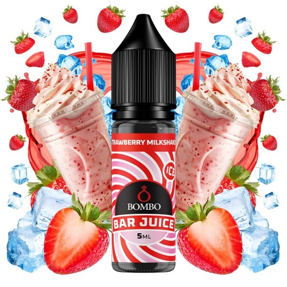 AROMA STRAWBERRY MILKSHAKE ICE 5ML LONGFILL BOMBO BAR JUICE