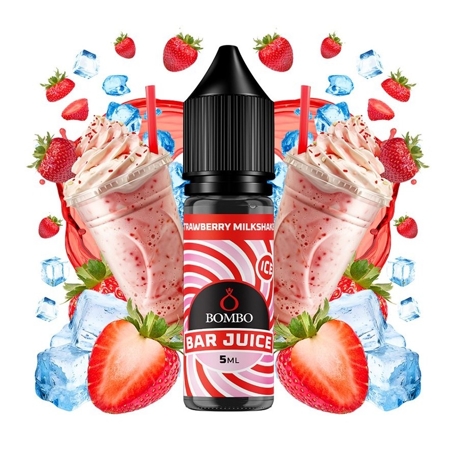 AROMA STRAWBERRY MILKSHAKE ICE 5ML LONGFILL BOMBO BAR JUICE