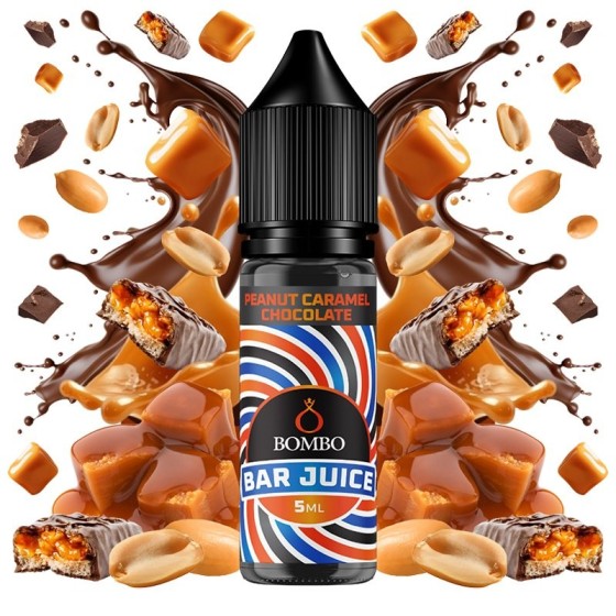 AROMA PEANUT CARAMEL CHOCOLATE 5ML LONGFILL BOMBO BAR JUICE