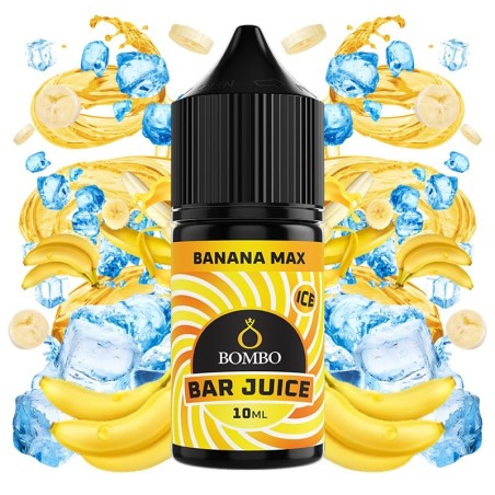 AROMA BANANA MAX ICE 10ML LONGFILL BOMBO BAR JUICE