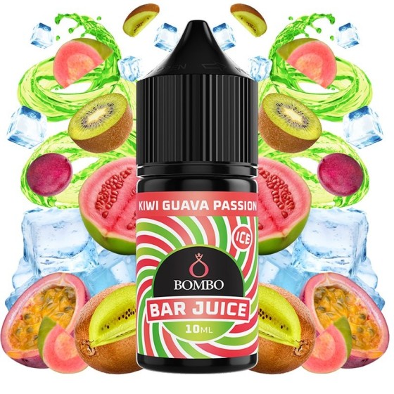 AROMA KIWI GUAVA PASSION ICE 10ML LONGFILL BOMBO BAR JUICE