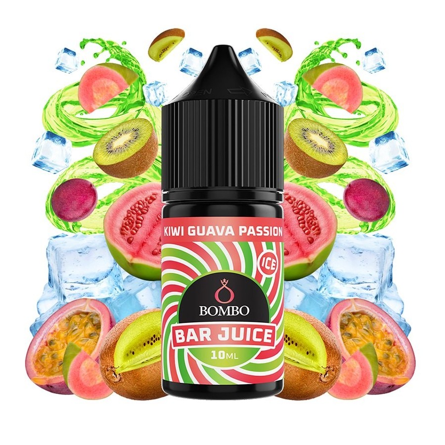 AROMA KIWI GUAVA PASSION ICE 10ML LONGFILL BOMBO BAR JUICE
