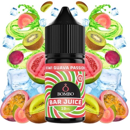 AROMA KIWI GUAVA PASSION ICE 10ML LONGFILL BOMBO BAR JUICE