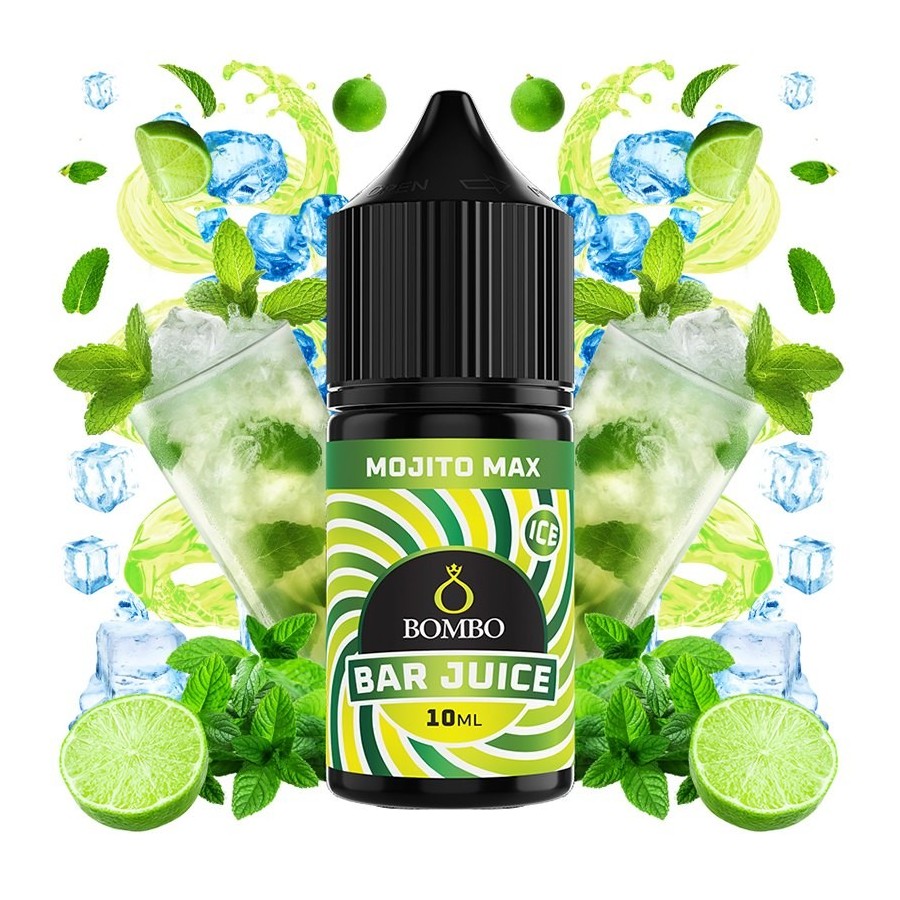 AROMA MOJITO MAX ICE 10ML LONGFILL BOMBO BAR JUICE