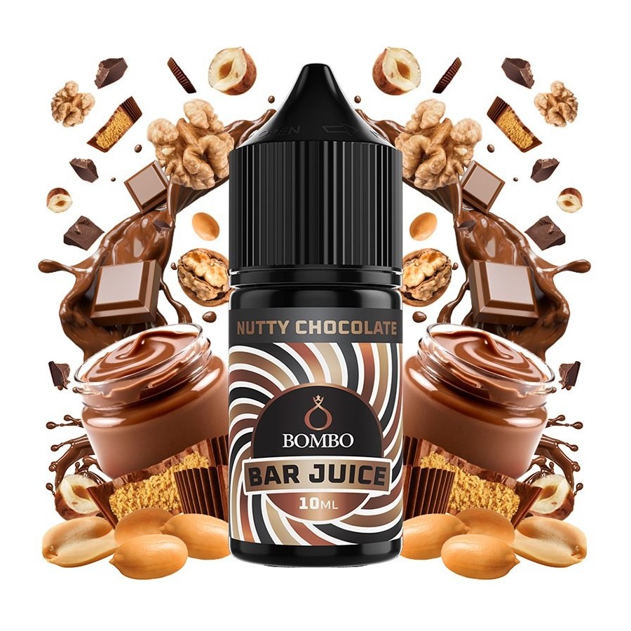 AROMA NUTTY CHOCOLATE 10ML LONGFILL BOMBO BAR JUICE