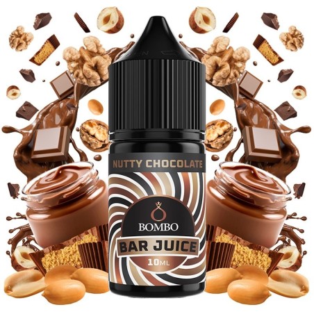 AROMA NUTTY CHOCOLATE 10ML LONGFILL BOMBO BAR JUICE
