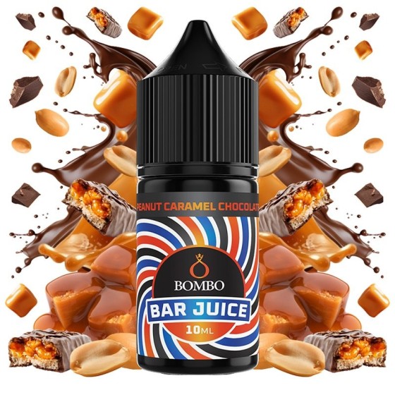 AROMA PEANUT CARAMEL CHOCOLATE  10ML LONGFILL BOMBO BAR JUICE