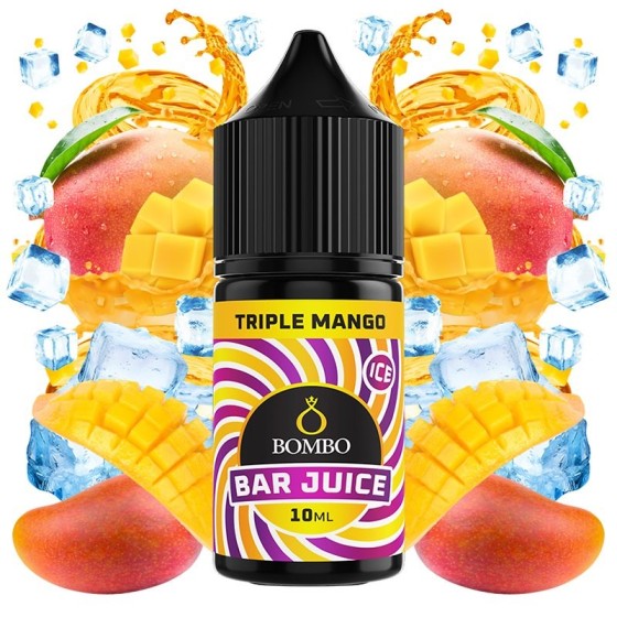AROMA TRIPLE MANGO ICE 10ML LONGFILL BOMBO BAR JUICE