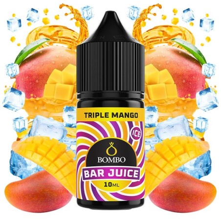 AROMA TRIPLE MANGO ICE 10ML LONGFILL BOMBO BAR JUICE