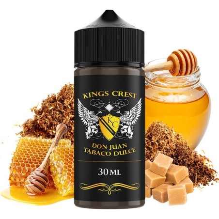 AROMA DON JUAN TABACO DULCE 30/120ML LONGFILL BOMBO & KINGS CREST