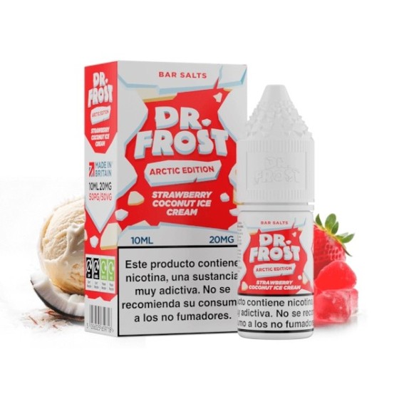 DR FROST STRAWBERRY COCONUT ICE CREAM NIC SALT 10MG