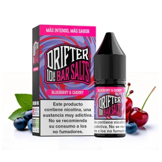 BLUEBERRY CHERRY NIC SALT 10ML 10MG DRIFTER