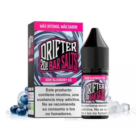 SOUR BLUEBERRY ICE NIC SALT 10ML 20MG DRIFTER