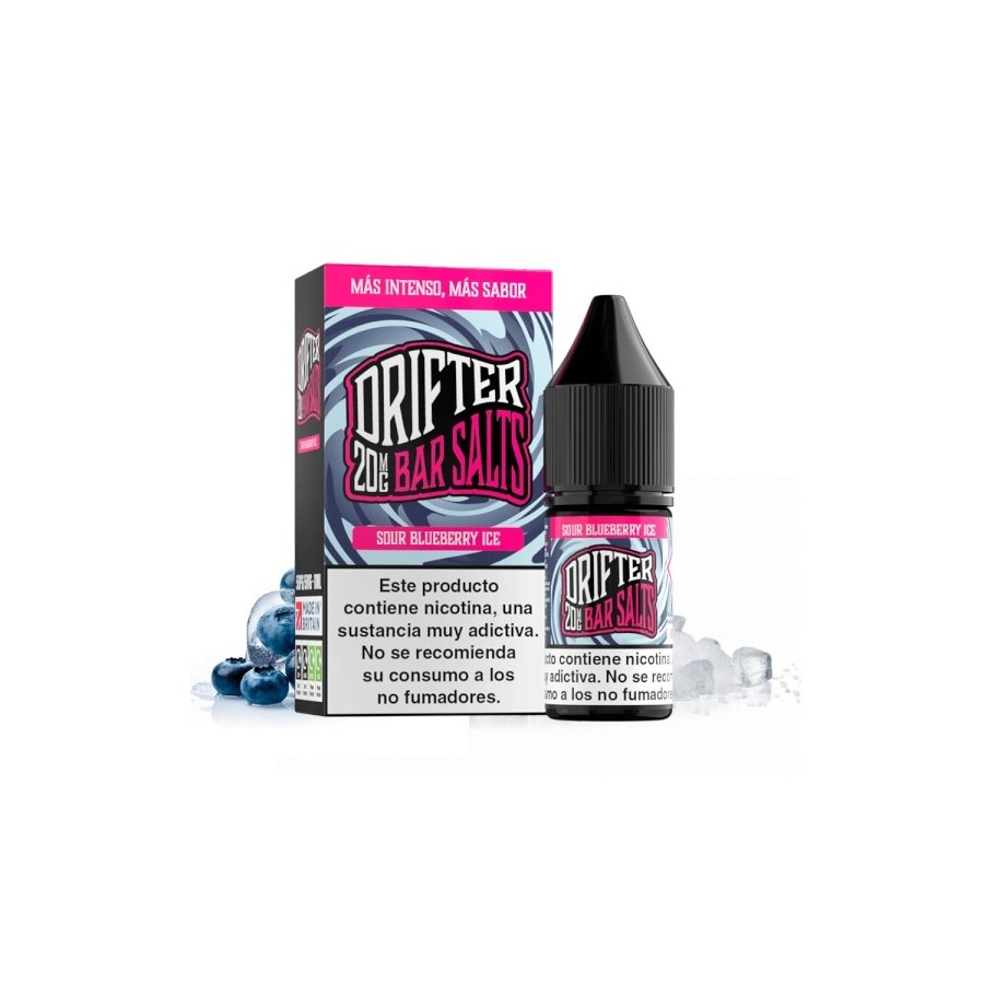 SOUR BLUEBERRY ICE NIC SALT 10ML 20MG DRIFTER