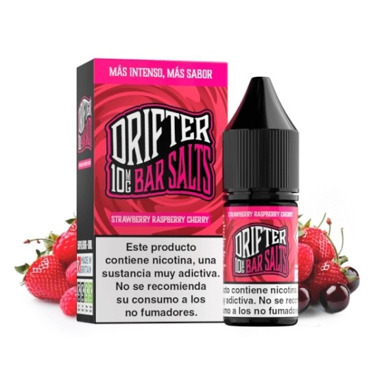 STRAWBERRY RASPBERRY CHERRY NIC SALT 10ML 10MG DRIFTER