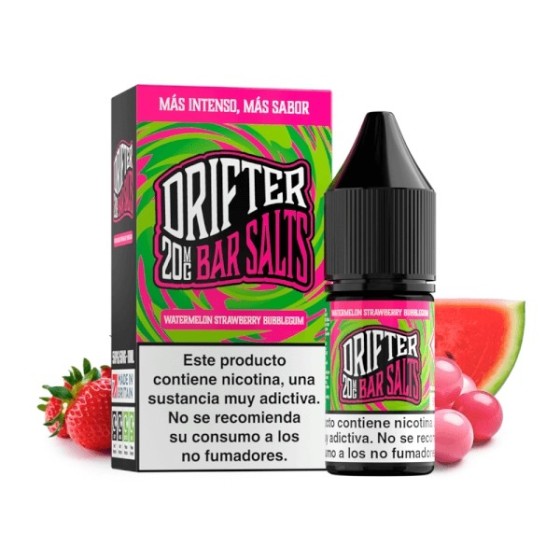 WATERMELON STRAWBERRY BUBBLEGUM NIC SALT 10ML 20MG DRIFTER
