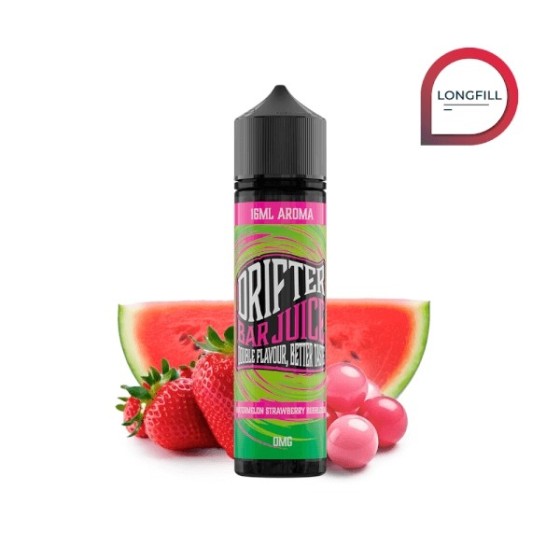 WATERMELON STRAWBERRY BUBBLEGUM 16ML AROMA LONGFILL DRIFTER BAR