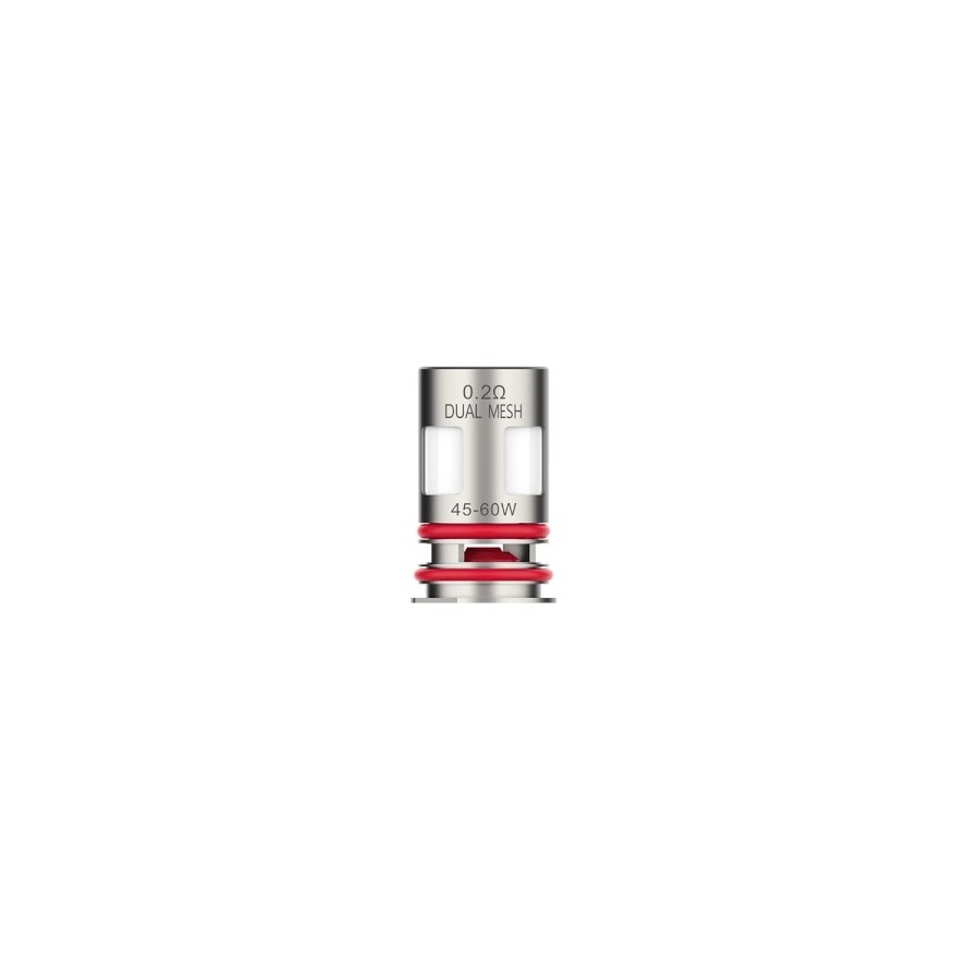 CAJA RESISTENCIAS GTX DUAL MESH COIL 0.2 0HM NEW VERSION VAPORESSO 5 UNIDADES
