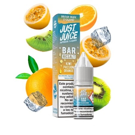 KIWI PASSION FRUIT ORANGE BAR SALTS 10MG JUST JUICE