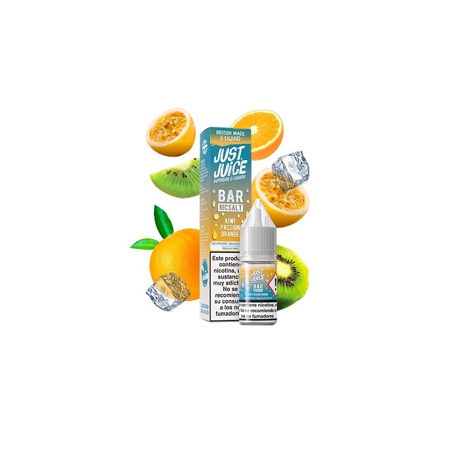 KIWI PASSION FRUIT ORANGE BAR SALTS 20MG JUST JUICE