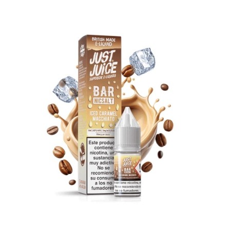 ICED CARAMEL MACCHIATO BAR SALTS 10MG JUST JUICE