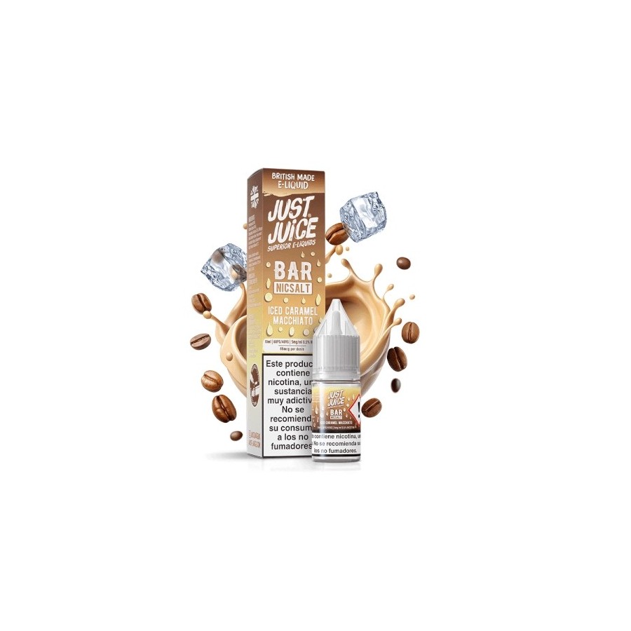 ICED CARAMEL MACCHIATO BAR SALTS 20MG JUST JUICE