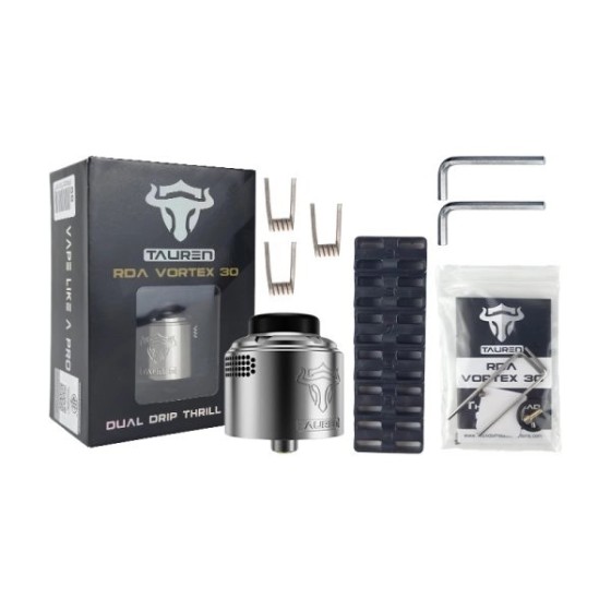 TAUREN VORTEX RDA 30MM GUN METAL THC