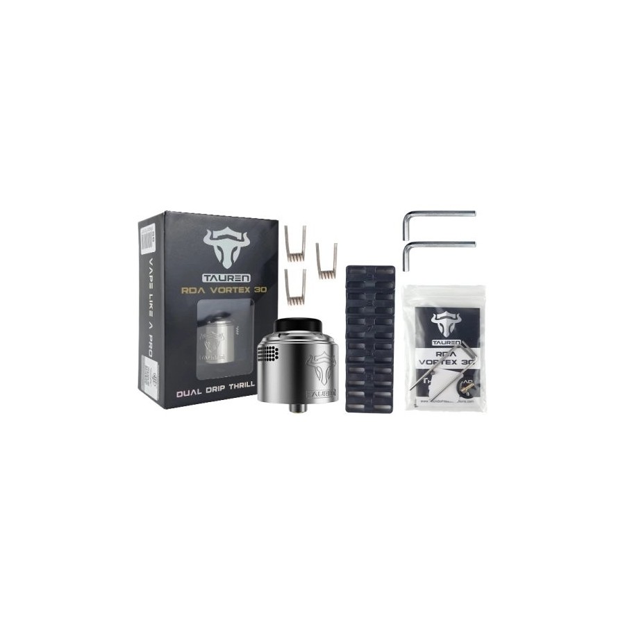 TAUREN VORTEX RDA 30MM GUN METAL THC