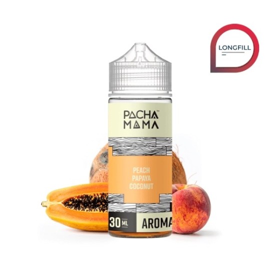 PACHAMAMA PEACH PAPAYA COCONUT CREAM LONGFILL 30ML